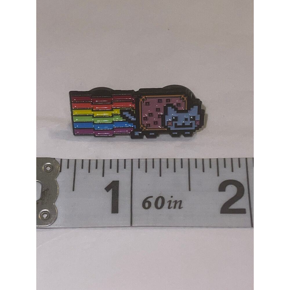 Rainbow Cat Pin Brooch